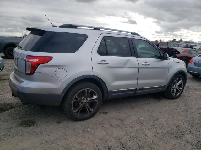 1FM5K7F82DGC52749 - 2013 FORD EXPLORER LIMITED SILVER photo 3