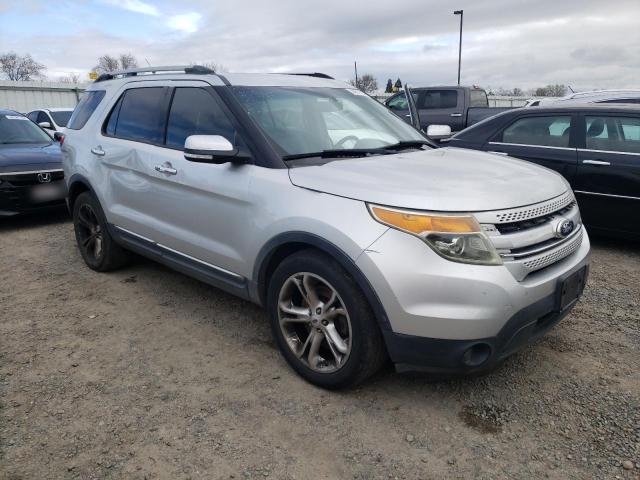 1FM5K7F82DGC52749 - 2013 FORD EXPLORER LIMITED SILVER photo 4