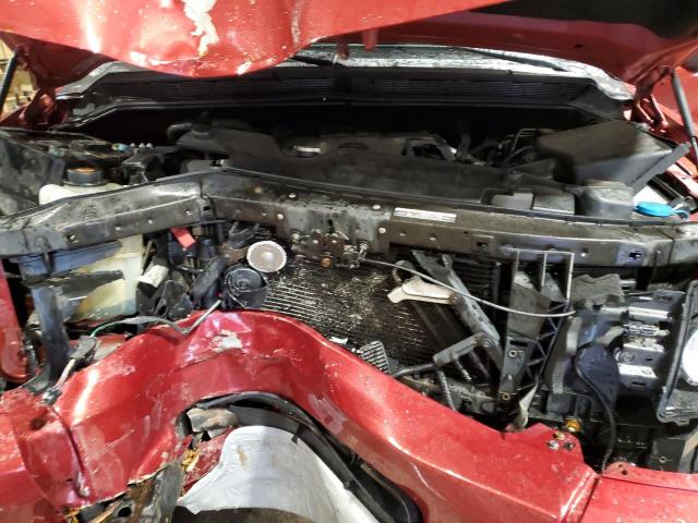 1N6AA0EC4EN504305 - 2014 NISSAN TITAN S RED photo 11