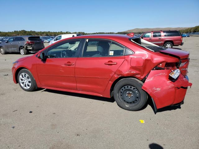 JTDEPMAE6MJ170365 - 2021 TOYOTA COROLLA LE RED photo 2