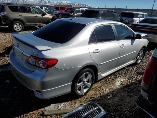 2T1BU4EE5CC878364 - 2012 TOYOTA COROLLA BASE SILVER photo 3