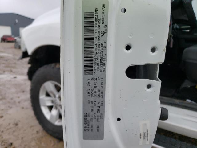 1C6RR7TTXKS687434 - 2019 RAM 1500 CLASS SLT თეთრი ფოტო 13