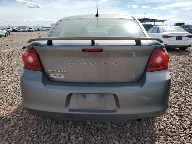 1C3CDZAB0CN129017 - 2012 DODGE AVENGER SE GRAY photo 6