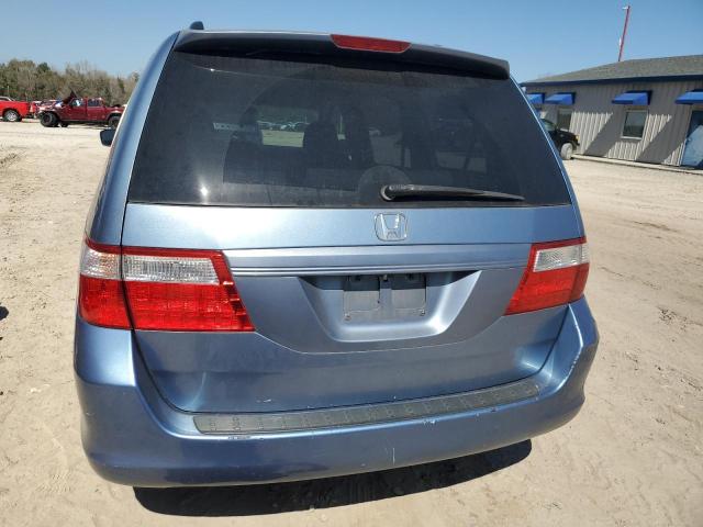 5FNRL38495B061041 - 2005 HONDA ODYSSEY EX BLUE photo 6