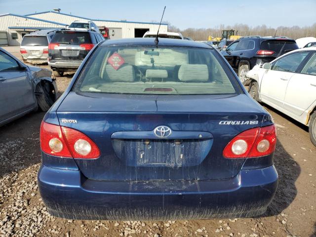 2T1BR32E75C327274 - 2005 TOYOTA COROLLA CE BLUE photo 6