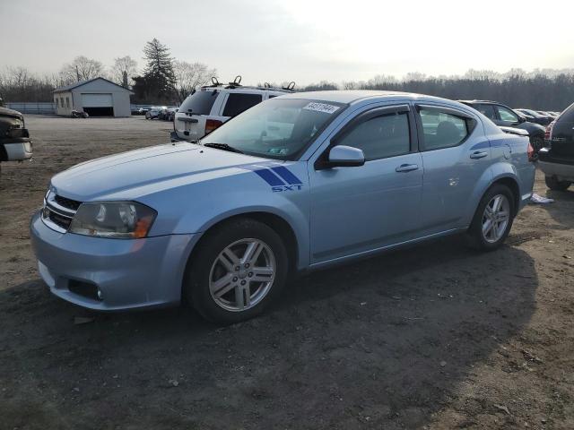 1C3CDZCBXDN754412 - 2013 DODGE AVENGER SXT BLUE photo 1