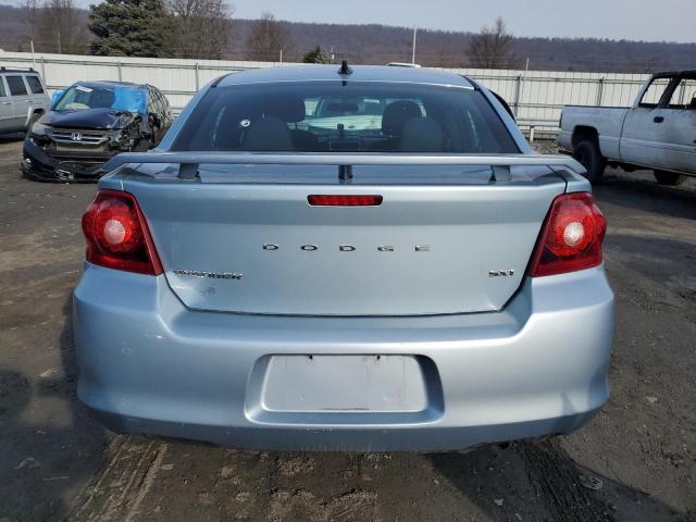 1C3CDZCBXDN754412 - 2013 DODGE AVENGER SXT BLUE photo 6