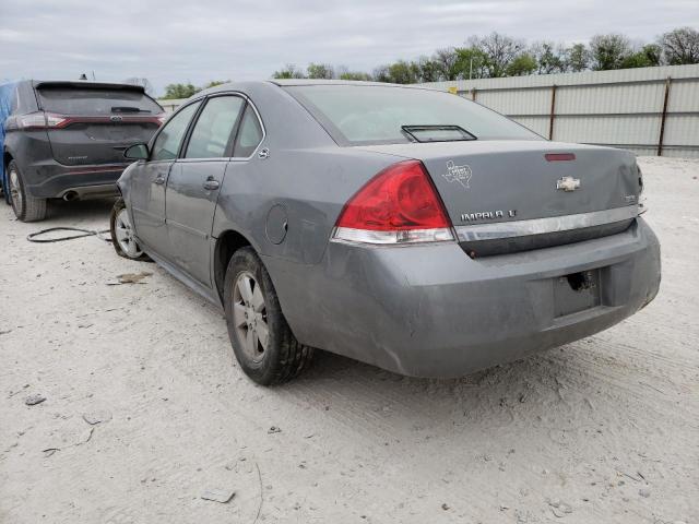 2G1WT57K491130427 - 2009 CHEVROLET IMPALA 1LT GRAY photo 2