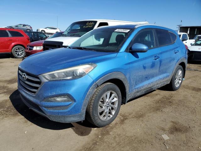 KM8J3CA40GU037594 - 2016 HYUNDAI TUCSON LIMITED BLUE photo 1