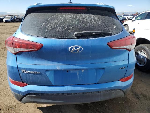 KM8J3CA40GU037594 - 2016 HYUNDAI TUCSON LIMITED BLUE photo 6