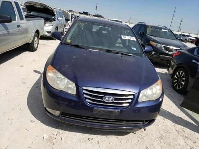 KMHDU4AD3AU079300 - 2010 HYUNDAI ELANTRA BLUE BLUE photo 5