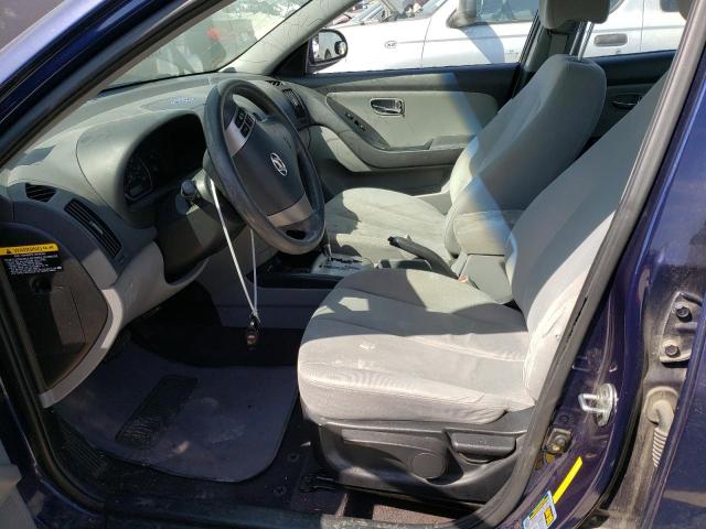 KMHDU4AD3AU079300 - 2010 HYUNDAI ELANTRA BLUE BLUE photo 7