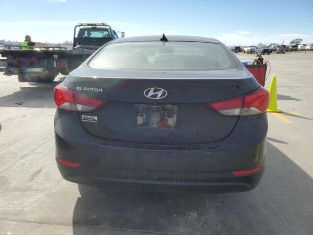 5NPDH4AE2GH783265 - 2016 HYUNDAI ELANTRA SE BLACK photo 6