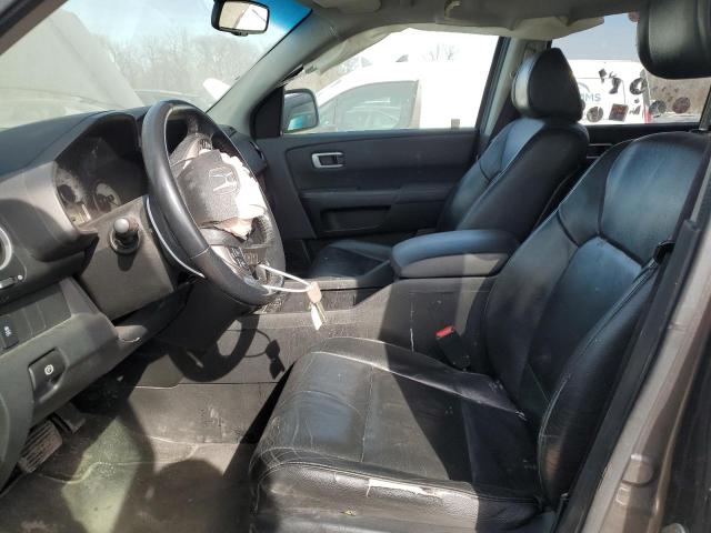 5FNYF4H53DB008531 - 2013 HONDA PILOT EXL GRAY photo 7