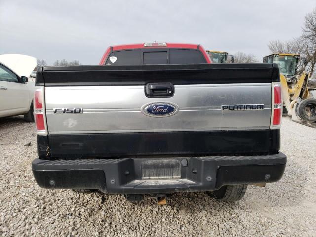 1FTFW1EV0AKA25165 - 2010 FORD F150 SUPERCREW RED photo 6