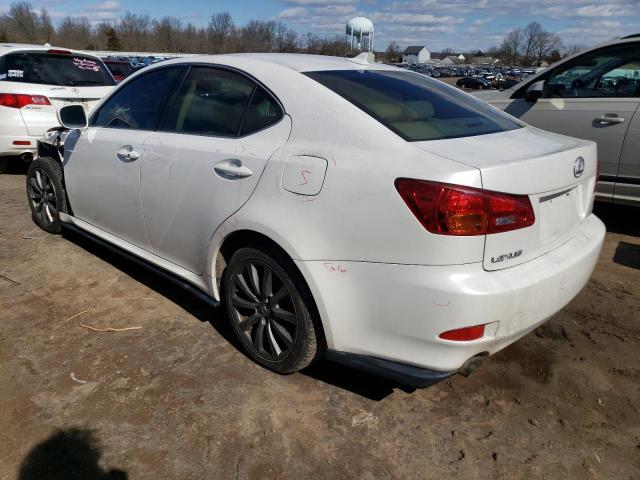 JTHCK262885020344 - 2008 LEXUS IS 250 WHITE photo 2