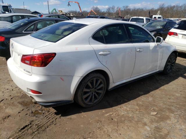 JTHCK262885020344 - 2008 LEXUS IS 250 WHITE photo 3