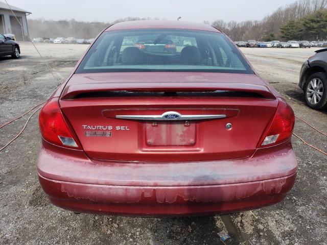 1FAFP56S82A195313 - 2002 FORD TAURUS SEL RED photo 6