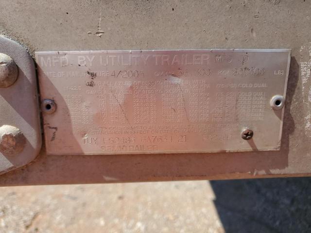 1UYFS24866A763421 - 2006 UTILITY TRAILER Gris foto 10