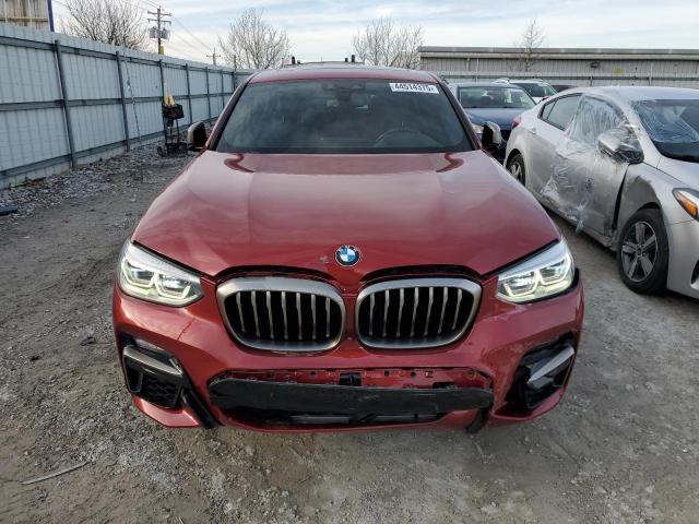 5UX2V5C07L9C32535 - 2020 BMW X4 XDRIVEM40I RED photo 5