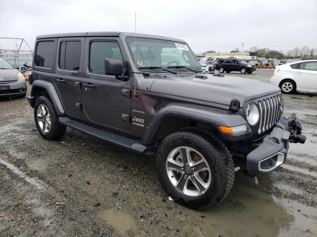 1C4HJXEN7KW615688 - 2019 JEEP WRANGLER U SAHARA GRAY photo 4