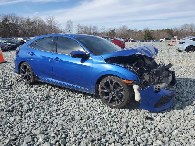 SHHFK7H9XJU419684 - 2018 HONDA CIVIC SPORT TOURING BLUE photo 4