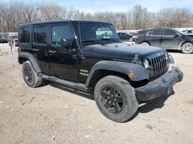 1C4BJWDG6HL652535 - 2017 JEEP WRANGLER U SPORT BLACK photo 4