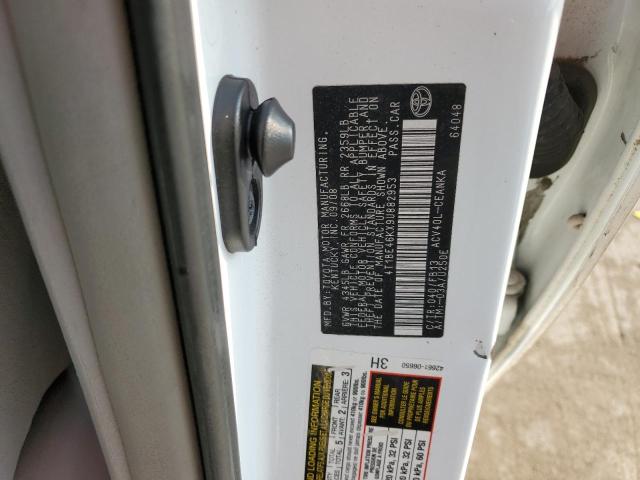 4T1BE46KX9U882953 - 2009 TOYOTA CAMRY BASE Weiß Foto 12