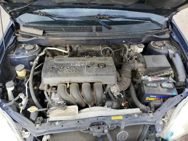 2T1KR32E26C559640 - 2006 TOYOTA COROLLA MA XR BLUE photo 11