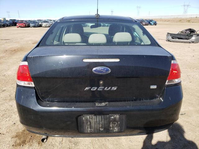 1FAHP35N29W183924 - 2009 FORD FOCUS SE BLACK photo 6