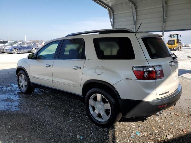 1GKER33768J249788 - 2008 GMC ACADIA SLT-2 WHITE photo 2