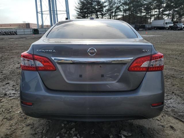 3N1AB7AP8FY240871 - 2015 NISSAN SENTRA S GRAY photo 6