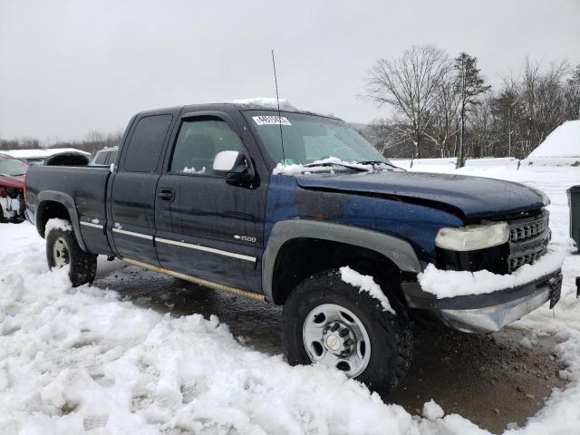 1GCGK29U2YE300096 - 2000 CHEVROLET SILVERADO K2500 BLUE photo 4