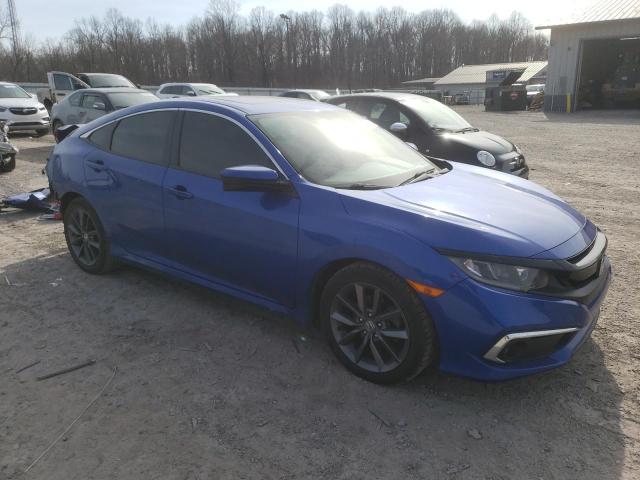 JHMFC1F7XKX008126 - 2019 HONDA CIVIC EXL Mavi foto 4