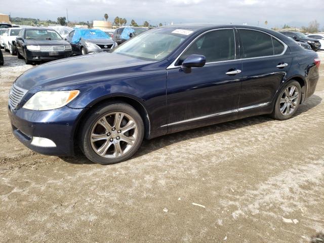 JTHBL46F175044992 - 2007 LEXUS LS 460 BLUE photo 1