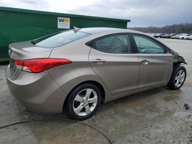 5NPDH4AE9DH323693 - 2013 HYUNDAI ELANTRA GLS GOLD photo 3