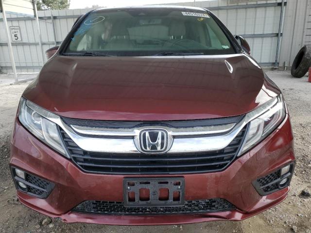 5FNRL6H79KB116613 - 2019 HONDA ODYSSEY EXL MAROON photo 5