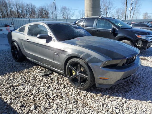 1ZVBP8CF5B5137747 - 2011 FORD MUSTANG GT GRAY photo 4