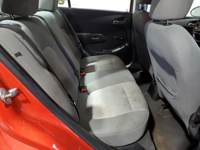 1G1JA5SH7D4200009 - 2013 CHEVROLET SONIC LS ნარინჯისფერი ფოტო 10