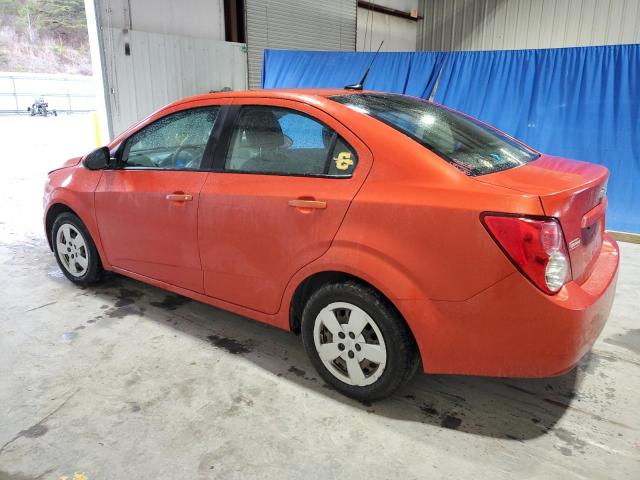 1G1JA5SH7D4200009 - 2013 CHEVROLET SONIC LS ORANGE photo 2