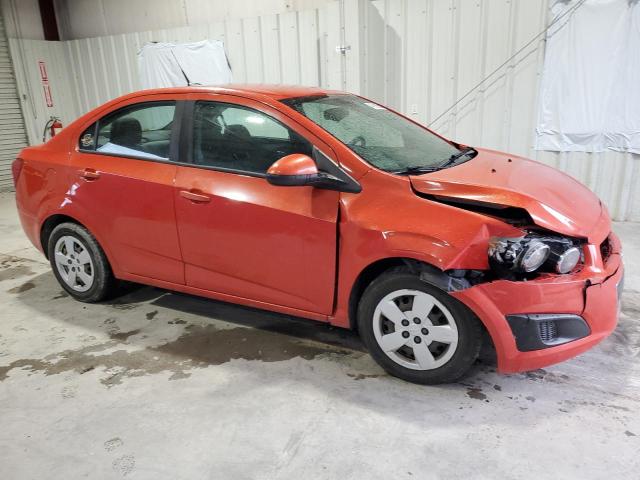 1G1JA5SH7D4200009 - 2013 CHEVROLET SONIC LS ORANGE photo 4