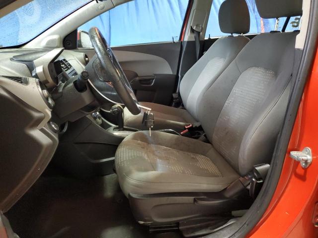 1G1JA5SH7D4200009 - 2013 CHEVROLET SONIC LS ORANGE photo 7