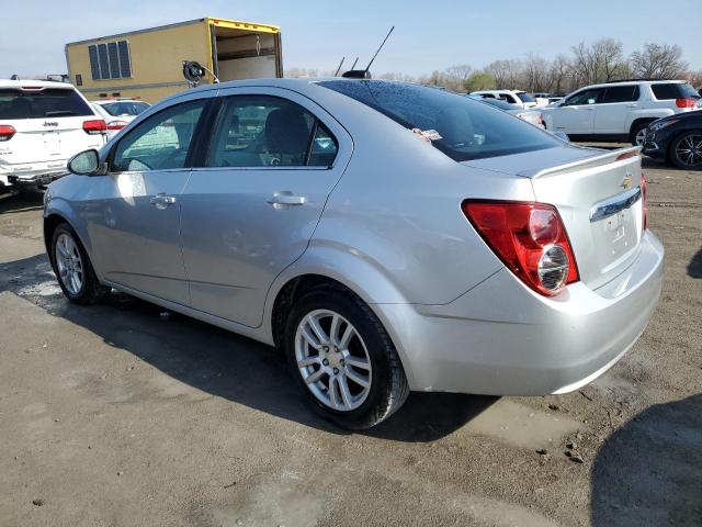 1G1JC5SH9F4130297 - 2015 CHEVROLET SONIC LT SILVER photo 2