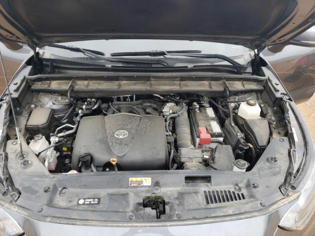 5TDGZRAH8NS559782 - 2022 TOYOTA HIGHLANDER XLE GRAY photo 12