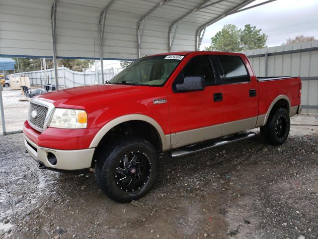 1FTPW14V68FB38627 - 2008 FORD F150 SUPERCREW RED photo 1