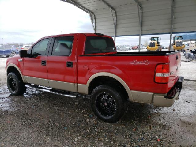 1FTPW14V68FB38627 - 2008 FORD F150 SUPERCREW RED photo 2