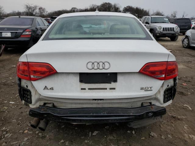 WAUSF78K39N054170 - 2009 AUDI A4 PREMIUM PLUS WHITE photo 6