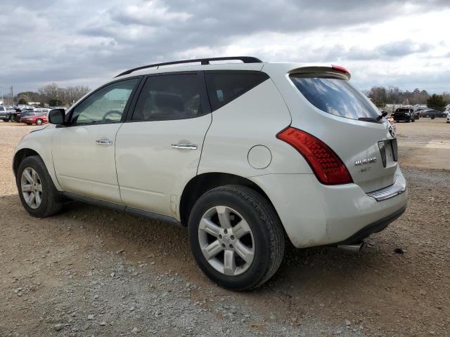 JN8AZ08W47W630814 - 2007 NISSAN MURANO SL WHITE photo 2