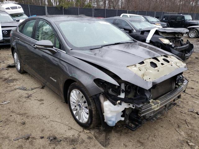 3FA6P0LU5FR289170 - 2015 FORD FUSION SE HYBRID GRAY photo 4