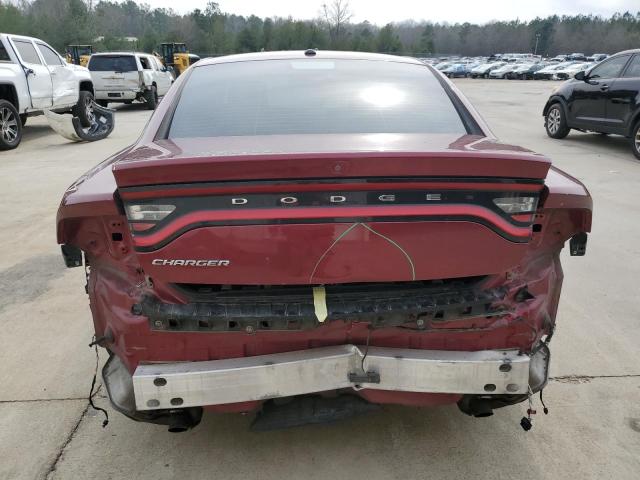 2C3CDXBG9KH699345 - 2019 DODGE CHARGER SXT BURGUNDY photo 6